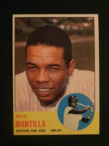 1963 Topps Baseball Card #447 Ferlix Mantilla (EX-MT/NM) - Picture 1 of 2