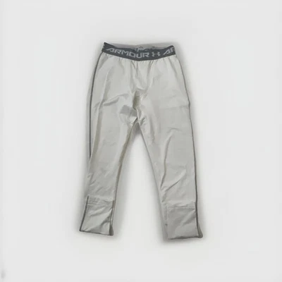 Men's Under Armour Spandex Tights Compression Pants White Large    - Image 1 of 4