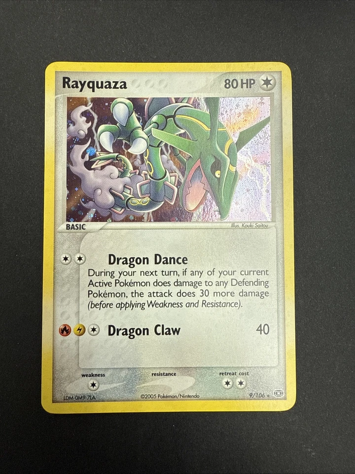 Rayquaza 9/106 Emerald Holo - Image 1 of 2