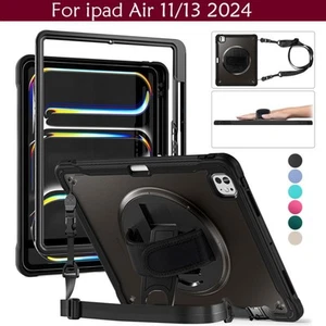 Shockproof Protective Cover Rotating Funda for iPad Air 11/13 2024 - Bild 1 von 13