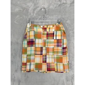 Pendleton Petite Patchwork karierter Rock Damengröße 4 bunt Cottagecore - Bild 1 von 10