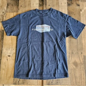 Vintage USPS Shirt Mens M Priority Mail Flat Rate Boxes A Simpler Way To Ship - Picture 1 of 5