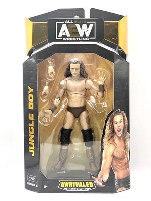 Figura de acción Jazwares AEW Wrestling colección inigualable serie 5 Jungle Boy Foto 1 de 3