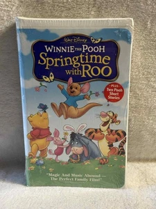 Disney Winnie the Pooh - Springtime with Roo (VHS, 2004) Sealed - Imagen 1 de 6