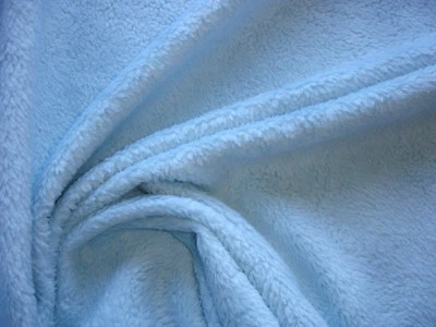 1 Lfm Fellimitat Webpelz 3,12€/m² hellblau Baumwolle Sonderangebot LC13 - Bild 1 von 2
