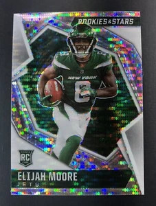 2021 Rookies & Stars Elijah Moore RC Rookie Pulsar Prizm #116 New York Jets - Picture 1 of 2