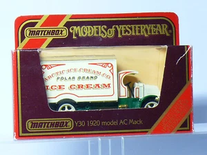 Matchbox Y-30 Models of Yesteryear - LKW 1920 Model AC Mack Artic Ice Cream OVP - Bild 1 von 8