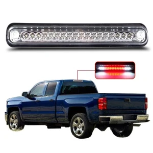 LED 3rd Brake Light For 1988-1998 Chevy GMC C1500 Silverado Sierra Clear Lens - Picture 1 of 11