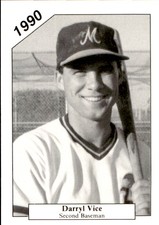 1990 Modesto A's Chong #30 Darryl Vice Santa Rosa California CA Baseball Card