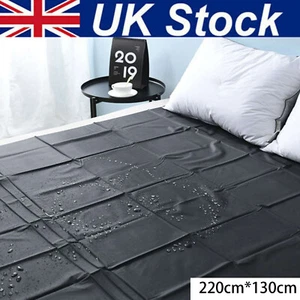 PVC Bed Sheet 130cmx220cm Fetish Bondage Wipe Clean Sheet BN Sex Aid Naughty - Picture 1 of 12