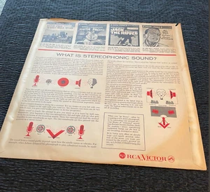 RCA Victor 1950s Album LISTEN Orthophonic Inner Sleeve Album Dust Sleeve - Picture 1 of 4