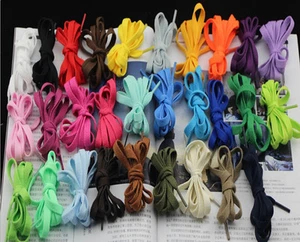 2 Pairs 45 54 Inch Flat Athletic Shoe Lace Strings Sneaker Shoelaces Ropes - Picture 1 of 24
