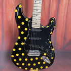 Special Yellow Dot Style 6 Strings ST Electric Guitar SSS Pickup Tremolo Bridge