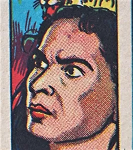 Vintage Sabu Jungle Book The 1942 Movie - Menko Game Cards - Uncut Sheet - Picture 1 of 1