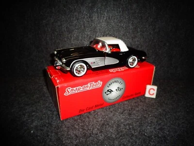 SNAP-ON TOOLS 1959 CHEVROLET CORVETTE CONVERTIBLE DIECAST CAR COIN BANK C - Image 1 of 4