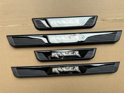 Para Ford Ranger Accesorios Puerta Coche Rasguño Alféizar Cubierta Panel Escalón Protector Embellecedores Foto 1 de 4