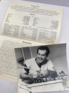 Original 1975 One Flew Over the Cuckoos Nest ( Jack Nicholson) Press Book Photo - Picture 1 of 5