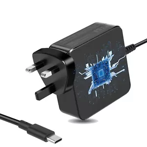 USB -C Fast Charger for Lenovo Laptop, Chromebook, HP, Mac Book Pro, Acer Laptop - Picture 1 of 5