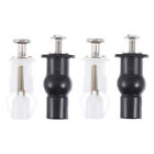 4pcs Stainless Steel Toilet Seat Hinge Bolts Set