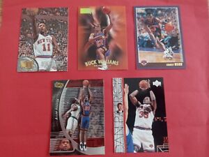 Lot Of NEW YORK KNICKS NBA BASKETBALL CARDS Patrick Ewing Allan Houston