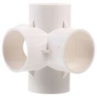 2Pcs 1/2" 5-Way PVC Elbow Fitting for Greenhouse/Shed-BY