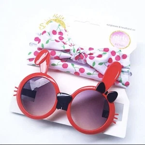 Kids Bunny Sunglasses + Headband Set - Picture 1 of 1
