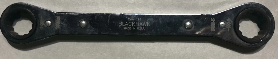 Blackhawk USA Metric Box End Ratcheting Wrench 19-21mm ZW-1114 - Image 1 of 1