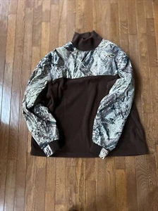 DRAKE MOSSY OAK DUCK BLIND XL mock turtleneck pullover - Picture 1 of 11