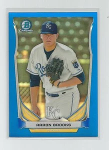 2014 Bowman Cromo AARON BROOKS Blu Rifrattore 216/250 - Foto 1 di 1