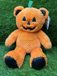 BUILD A BEAR PUMPKIN Glow Bear JACK O LANTERN HEAD LIGHTS UP TRICK OR TREAT - Bild 1 von 11