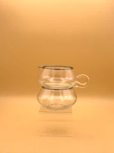 Riekes-Crisa Moderno VINTAGE Kristall Milchkännchen & Zuckerdose Set - Bild 1 von 14