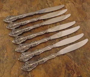 Oneida Michelangelo Juego de Cubos 7 Cuchillos de Cena Reliquia Cubiertos de Acero Inoxidable Lote C - Imagen 1 de 5