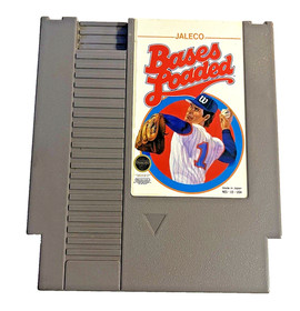 Bases Loaded NES Nintendo 1988 Jaleco Retro Video Game Cartridge Tested