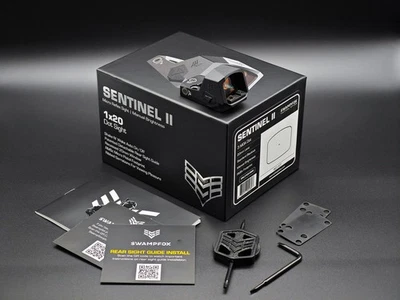 Swampfox Sentinel II Micro Red/Green Dot Sight 3MOA For RMSc Footprint