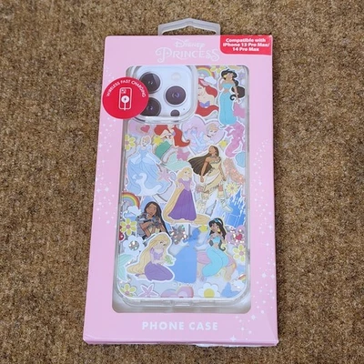 NUEVA Funda Teléfono Princesa Disney iPhone 13/14 Pro Max SkinnyDip Transparente Inalámbrica Foto 1 de 4