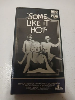 Some Like It Hot VHS Tape Marilyn Monroe Foto 1 de 2