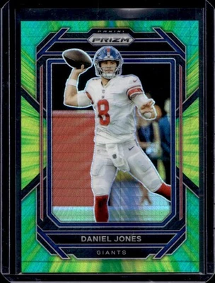 2022 Prizm Daniel Jones Hyper #58/175 Giants - Image 1 of 2