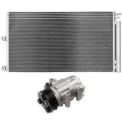 AC Condenser & AC Compressor Cooling Kit For 2007-2014 Lincoln Navigator 5.4L - Image 1 of 4