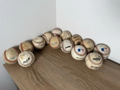 Lote 14 de béisbol usado Foto 1 de 4