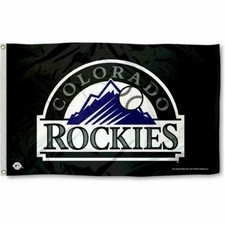 COLORADO ROCKIES FLAG 3'X5' MLB BANNER: FAST FREE SHIPPING