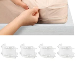 4PCS DIY Bed Sheet Holder Lock Sheet Holders Set Quilt Fixing Tool - Picture 1 of 7