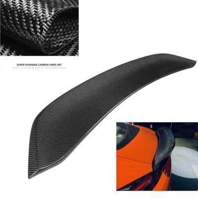 For 2016 2017 2018-2019 Porsche 718 Boxster Rear Trunk Spoiler Carbon Fiber BLK — 第 1/4 张图片