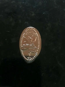 Disneyland Park Souvenir pressed penny Main street Fantasyland Tinkerbell #100 - Picture 1 of 2