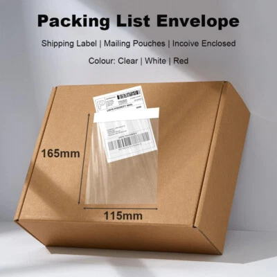 Packing List Pouches Shipping Label Invoice Enclosed Envelope Document - image 1 of 4