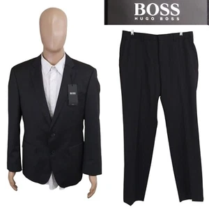 NEW Hugo Boss Trabaldo Togna 1840 Super 120 Two Piece Gray Wool Suit 40S 34X31.5 - Picture 1 of 18