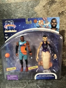 2021 SPACE JAM A NEW LEGACY 5" LeBron James & White Mamba 2 Pack - Picture 1 of 2