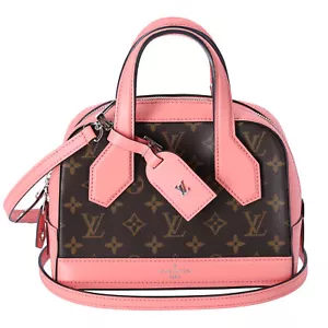 Louis Vuitton Dora Mini Monogram Handtasche M41686 Rose Rosa Braun Canvas - Bild 1 von 11