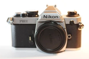 Nikon FM2N FM-2 N Chrome 35mm Film analog SLR camera body NICE TESTED working - Picture 1 of 10
