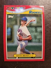 1990 TOPPS TOYS R US ROOKIES #6 KEVIN BROWN RANGERS LEGEND NM+ 🔥