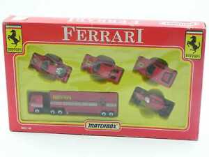 1990 Matchbox Superfast MC 18 Ferrari Gift Set Testarossa 308 F40 w/ BOX